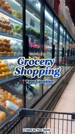 mini vlog || grocery