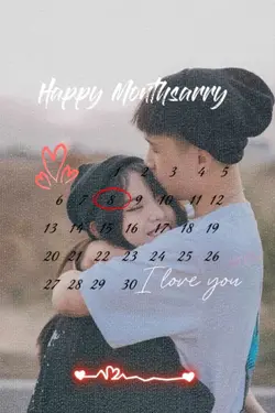 Happy monthsarry 