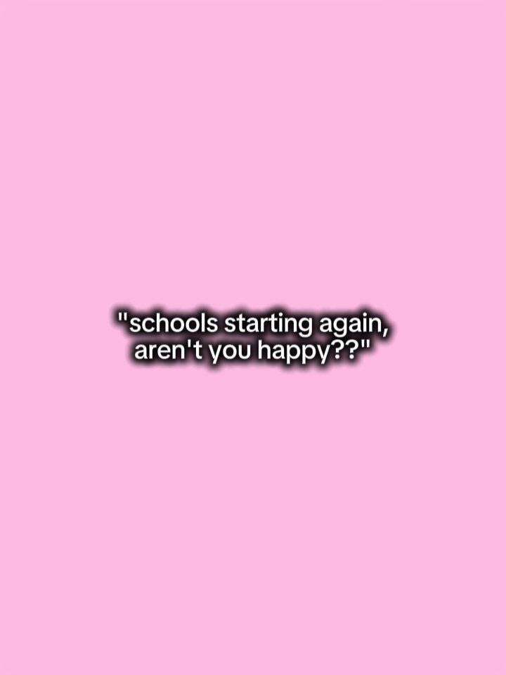 school startingagain