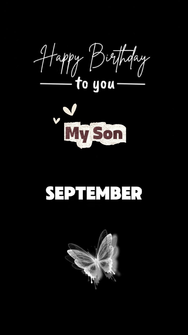 Birthday my son