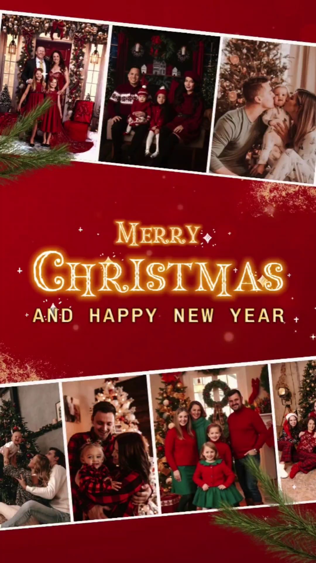 Weihnachtskarte fam