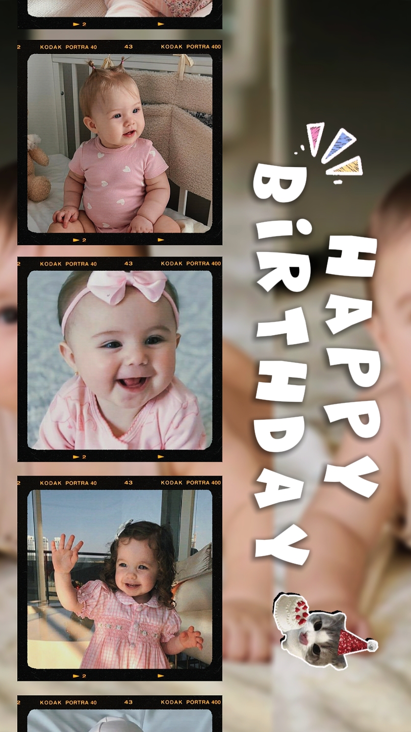 Feliz cumpleaños bebé
