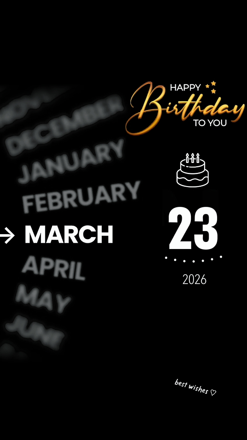 ANNIVERSAIRE LE 23 MARS 