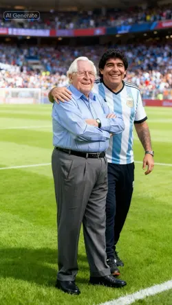 with Maradona