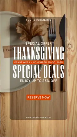 THANKSGIVING - Flyer