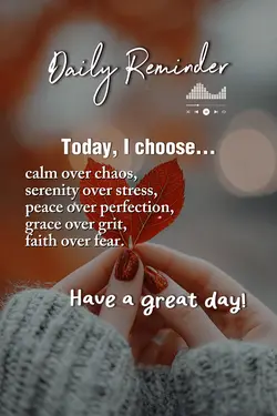 Peace over stress