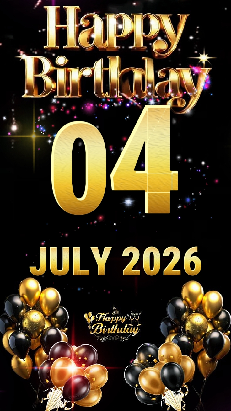 HBD 04 Juli 2026