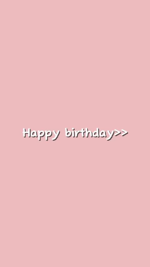 Feliz cumpleaños>>