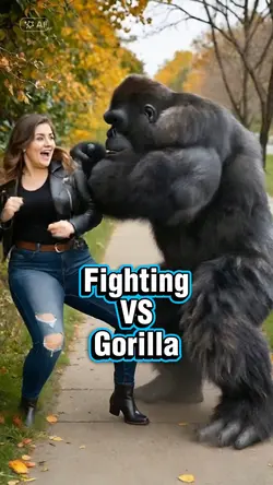 Fighting vs gorilla