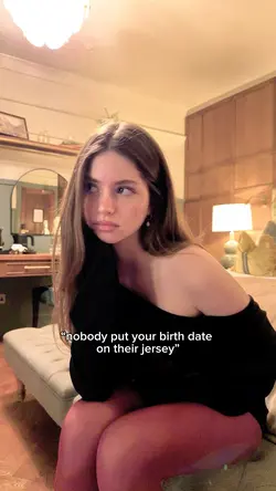 BIRTHDATE ON JERSEY