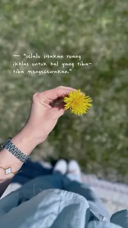 Sisakan ruang ikhlas