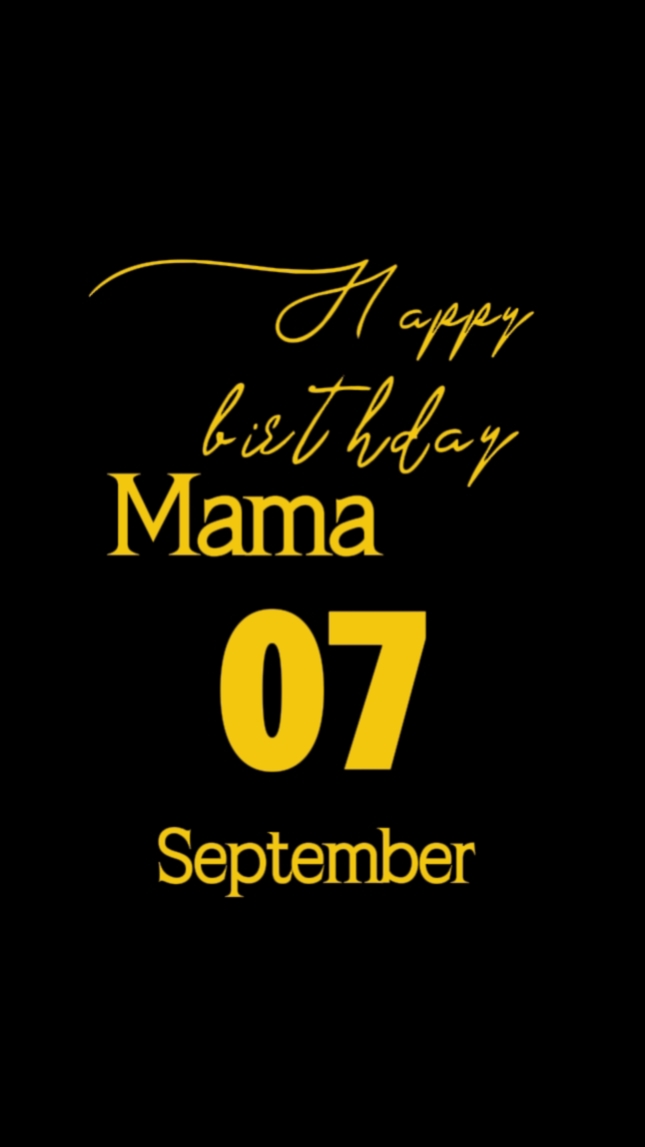 B'Day 7 September 