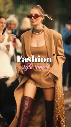 Fashion style simple
