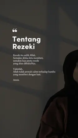 Rezeki Milik Allah