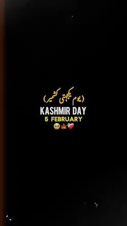 یومِ یکجہتی کشمیر ❤️🩹🥹