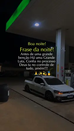 frase da noite!