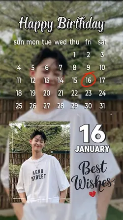 16 JAN, HBD TO ME