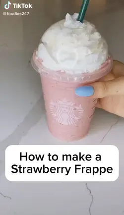 Strawberry Frappe