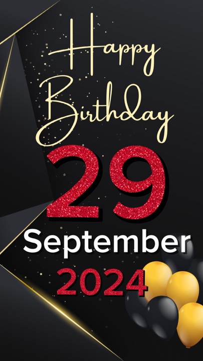 HBD 29 September 