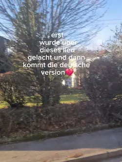 erst gelacht