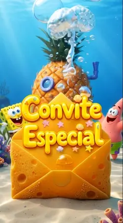 Convite Bob Esponja 