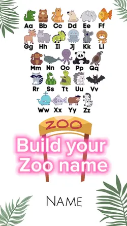 Build your Zoo name