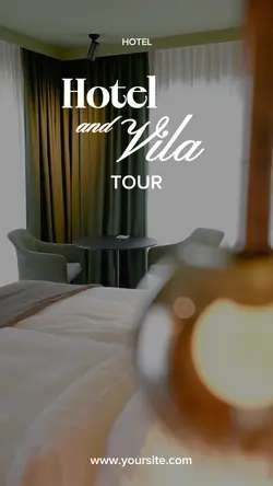 Hotel villa tour