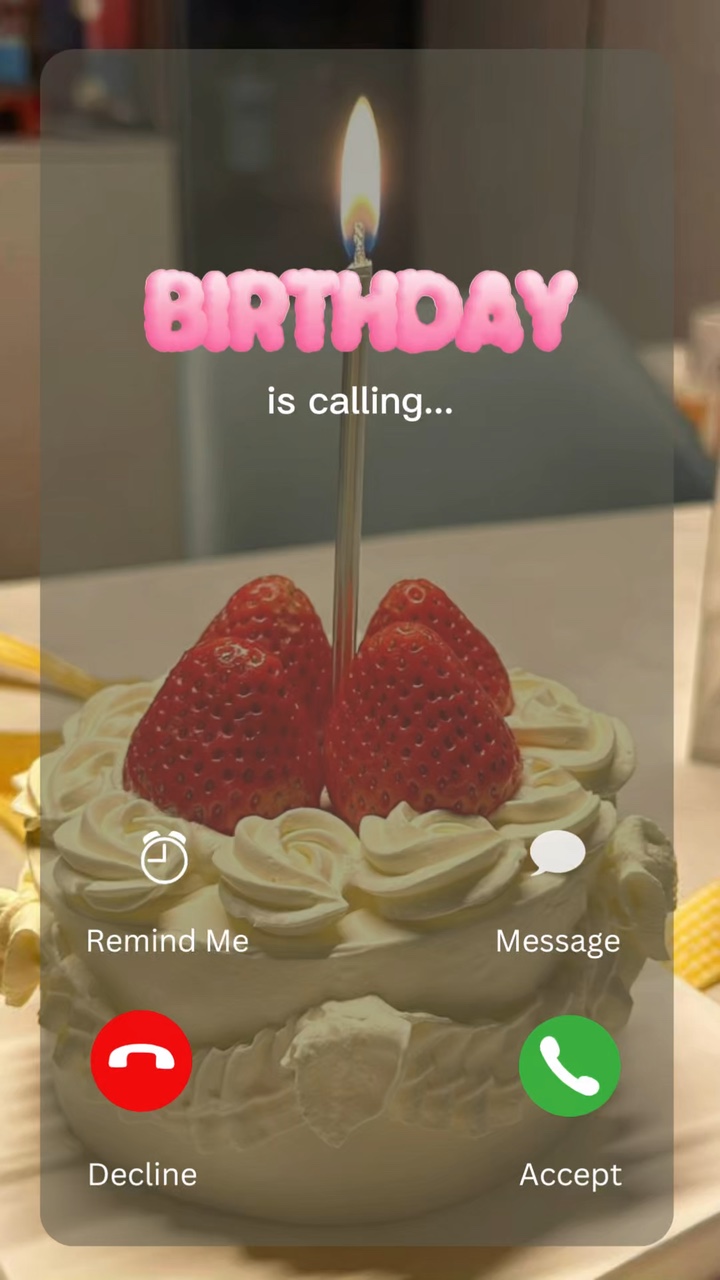 C'est mon anniversaire