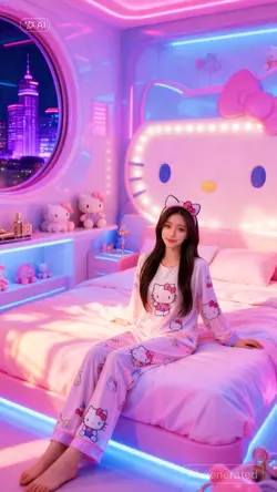 hellokitty bedroom