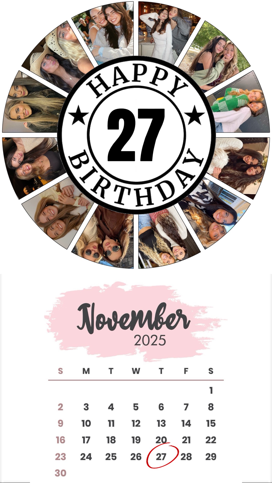 Birthday 27 November