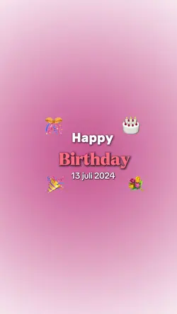 HBD 13 juli 2024