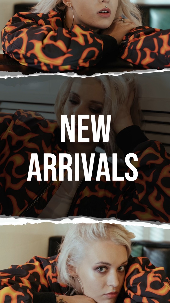 Exibição de produtos de roupas Estilo TikTok em várias galerias