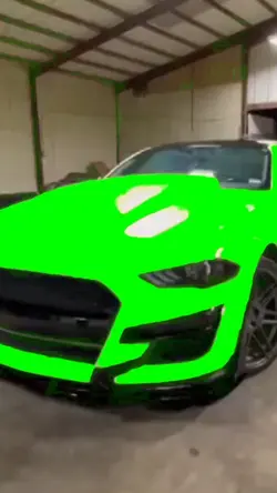mustang Green screen