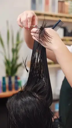 Before after hair 