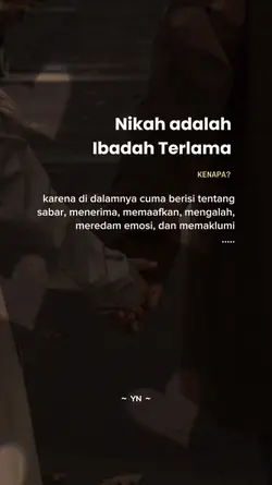 Nikah Ibadah Terlama