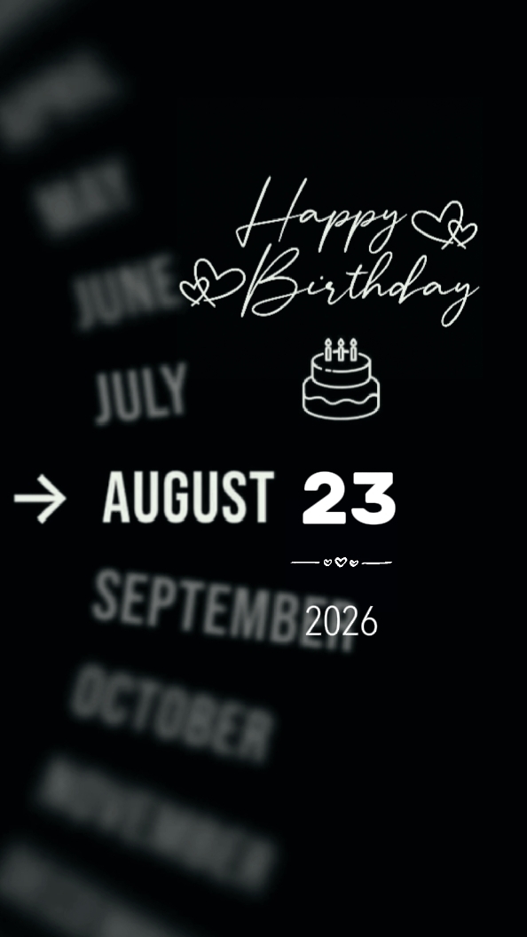 HBD AUGUST 23 