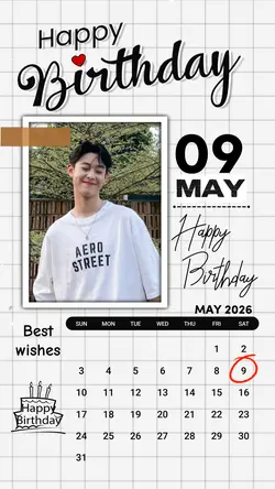 HBD 9 MAY 2026