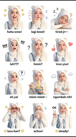 Sticker AI Cute