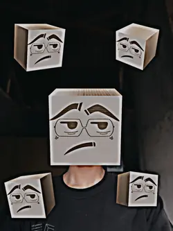 Sticker Kardus Geser