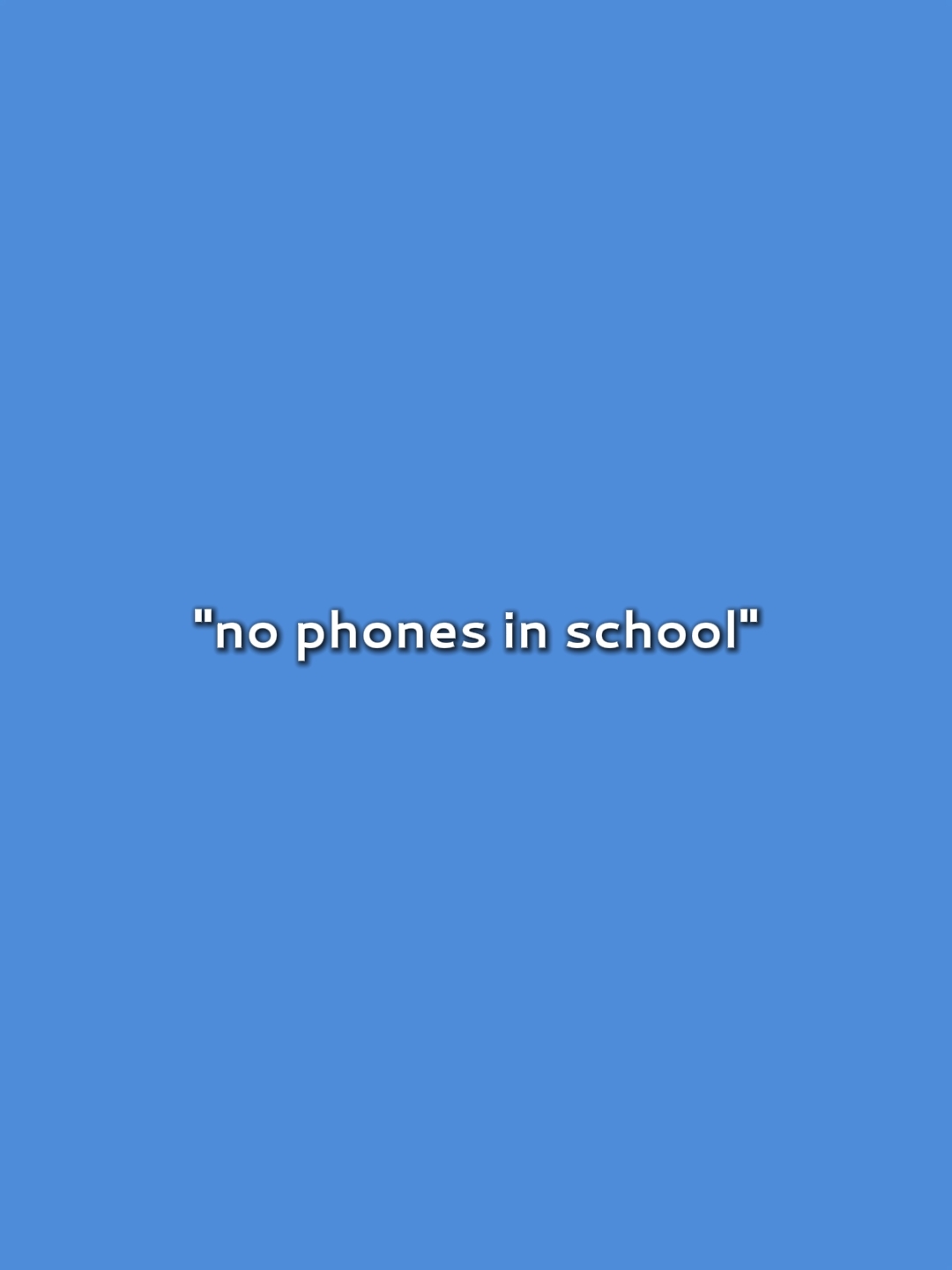 Keine Telefone in der Schule 