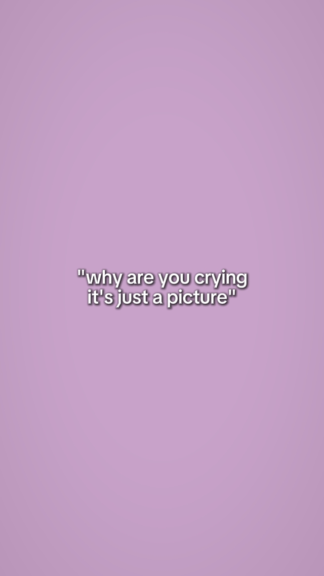 ¿Por qué estás llorando?