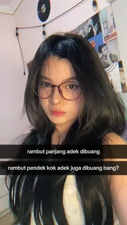 rambut panjang adek