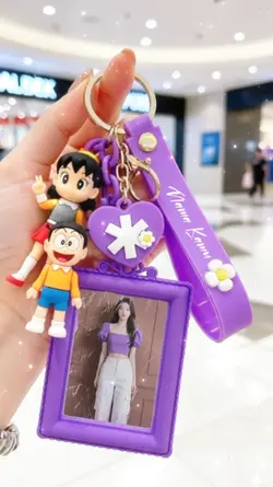 keychain light purpl