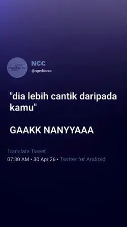 dia lebih cantik