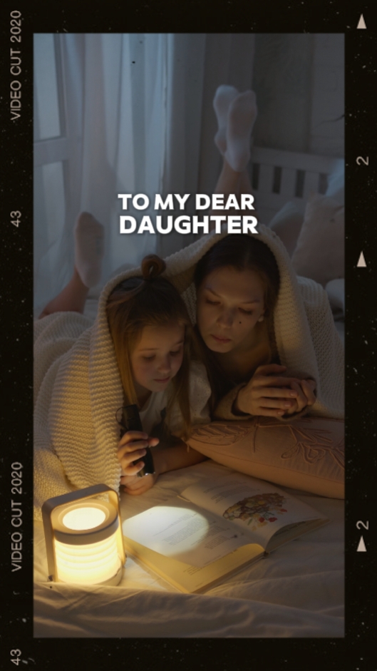 to my dear daughter