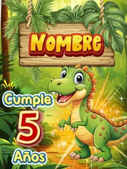 Dinosaurios invitaci