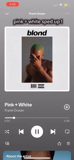 pink + white sped up