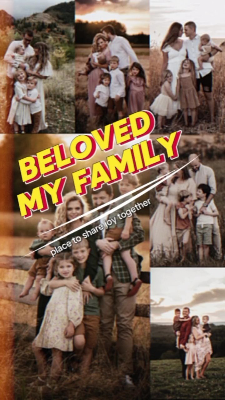 Amei minha família 