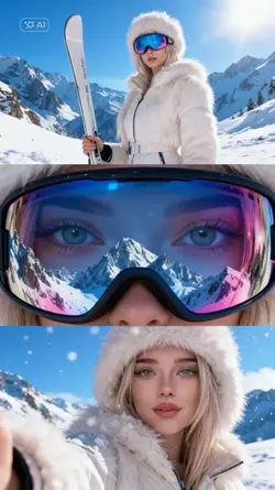 winter skiing 
