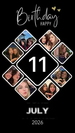 Birthday 11 July